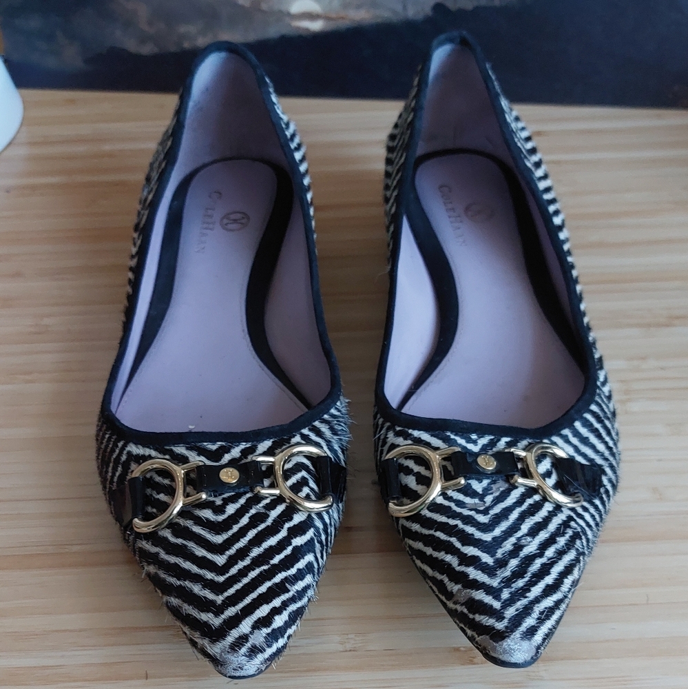 Cole Haan Zebra Print Loafers